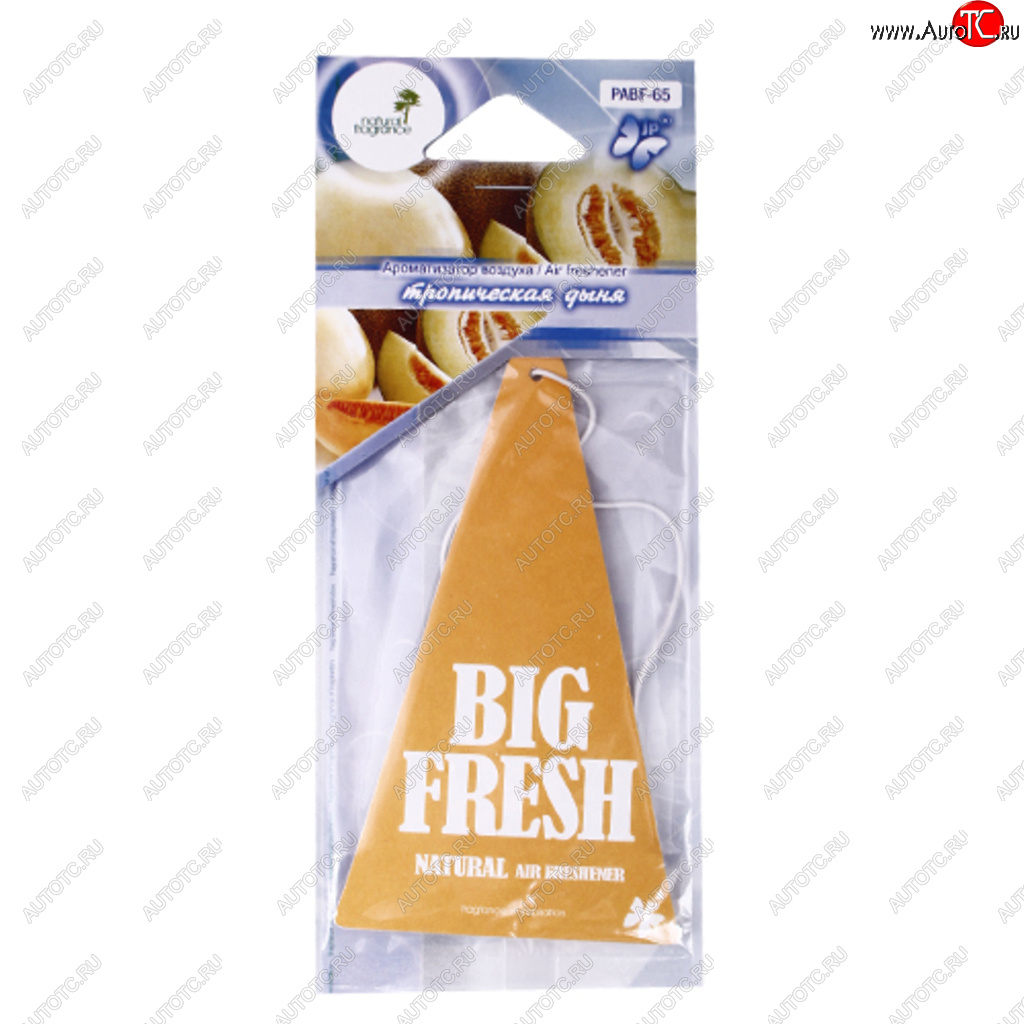 80 р. Ароматизатор подвесной пластина (дыня тропическая) Big Fresh FKVJP FKVJP pabf-65 FKVJP pabf-65  с доставкой в г. Кемерово