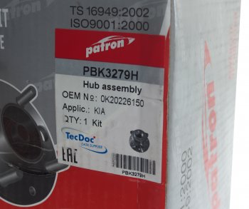 3 499 р. Ступица KIA Spectra,Shuma задняя барабанный тормоз PATRON PATRON pbk3279h  с доставкой в г. Кемерово. Увеличить фотографию 4