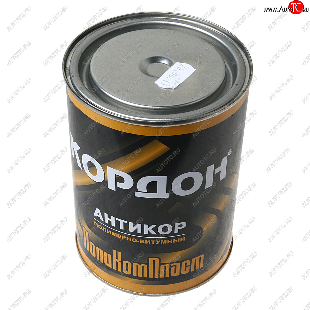 459 р. Антикор полимерно-битумный 1л Кордон ПОЛИКОМПЛАСТ ПОЛИКОМПЛАСТ pd180066  с доставкой в г. Кемерово