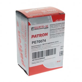 299 р. Датчик давления масла CHERY Tiggo (08-),Fora (06-) PATRON PATRON pe70074  с доставкой в г. Кемерово. Увеличить фотографию 3