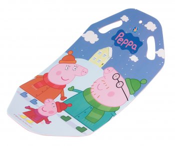 1 199 р. Ледянка 54см с ручками 1TOY 1TOY peppa  с доставкой в г. Кемерово. Увеличить фотографию 1