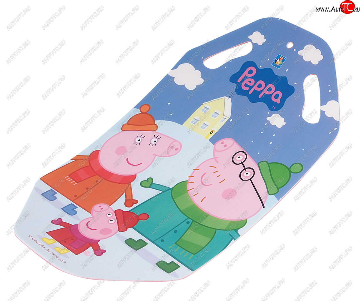 1 199 р. Ледянка 54см с ручками 1TOY 1TOY peppa  с доставкой в г. Кемерово