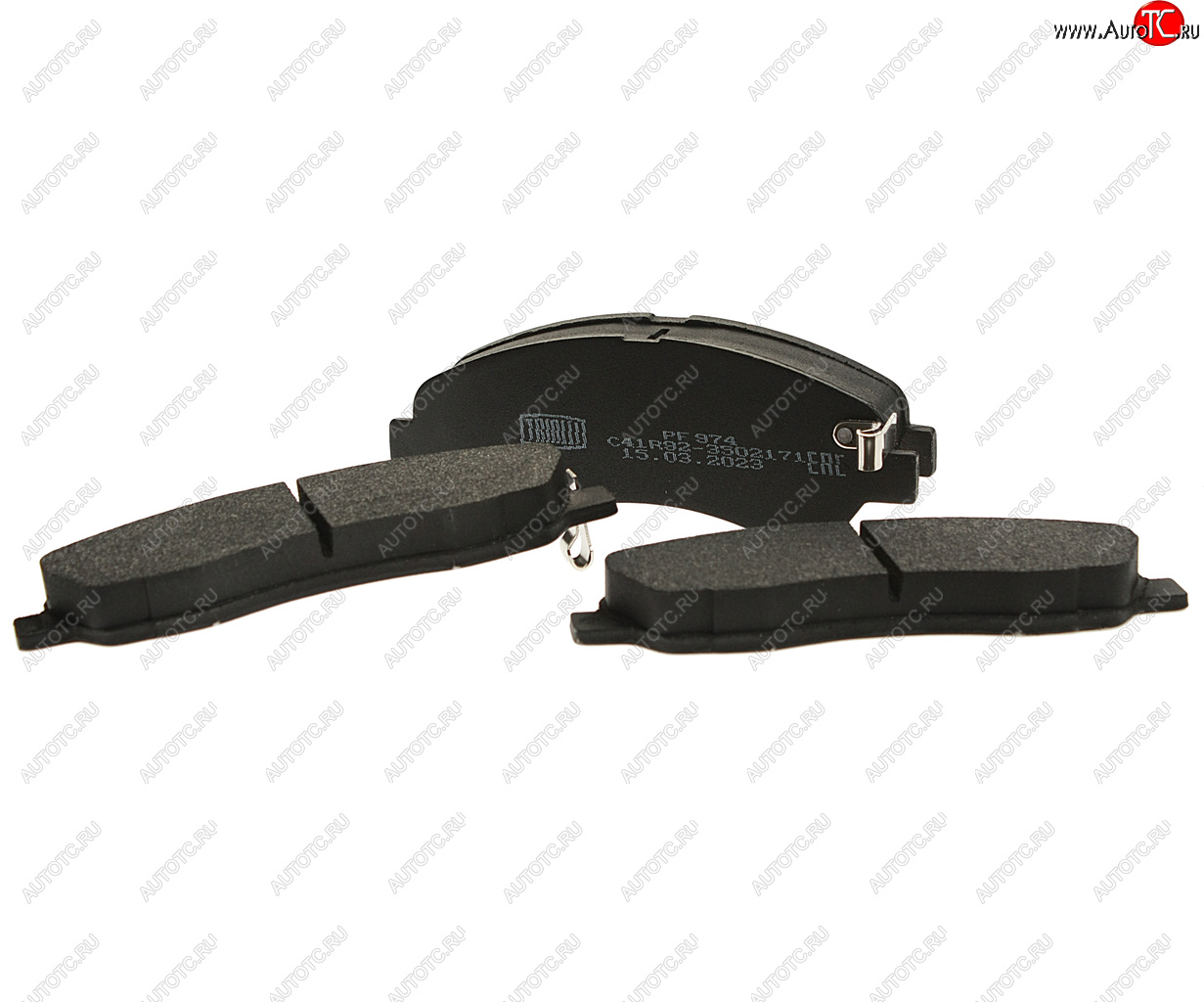 2 399 р. Колодки тормозные ГАЗель Next-C41R92 задние дисковые (4шт.) TRIALLI TRIALLI pf974 TRIALLI pf974  с доставкой в г. Кемерово