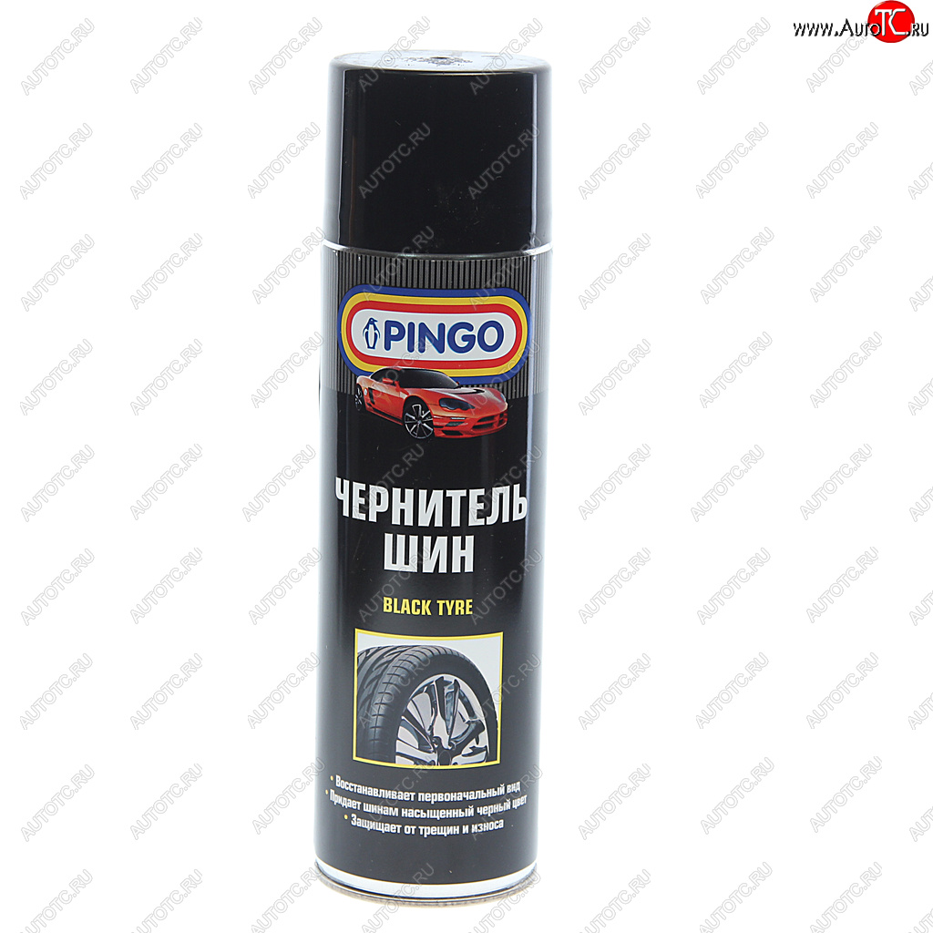 399 р. Чернитель шин 650мл BLACK TYRE PINGO PINGO pg-85020-8  с доставкой в г. Кемерово