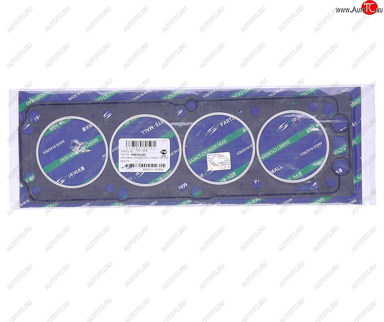 369 р. Прокладка головки блока DAEWOO Nexia (8V) PMC PARTS MALL pgc-n006  с доставкой в г. Кемерово