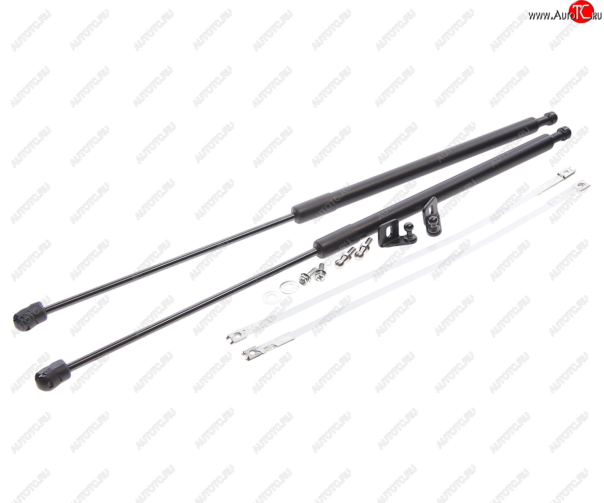 3 179 р. Амортизатор GEELY Coolray капота (комплект 2шт.+крепления L=595мм) PATRON PATRON pgs100110  с доставкой в г. Кемерово
