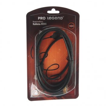 276 р. Кабель HDMI 2м PRO LEGEND PRO LEGEND pl1120  с доставкой в г. Кемерово. Увеличить фотографию 1