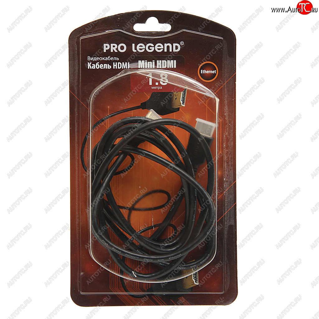659 р. Кабель miniHDMI 1.8м PRO LEGEND PRO LEGEND pl1128  с доставкой в г. Кемерово