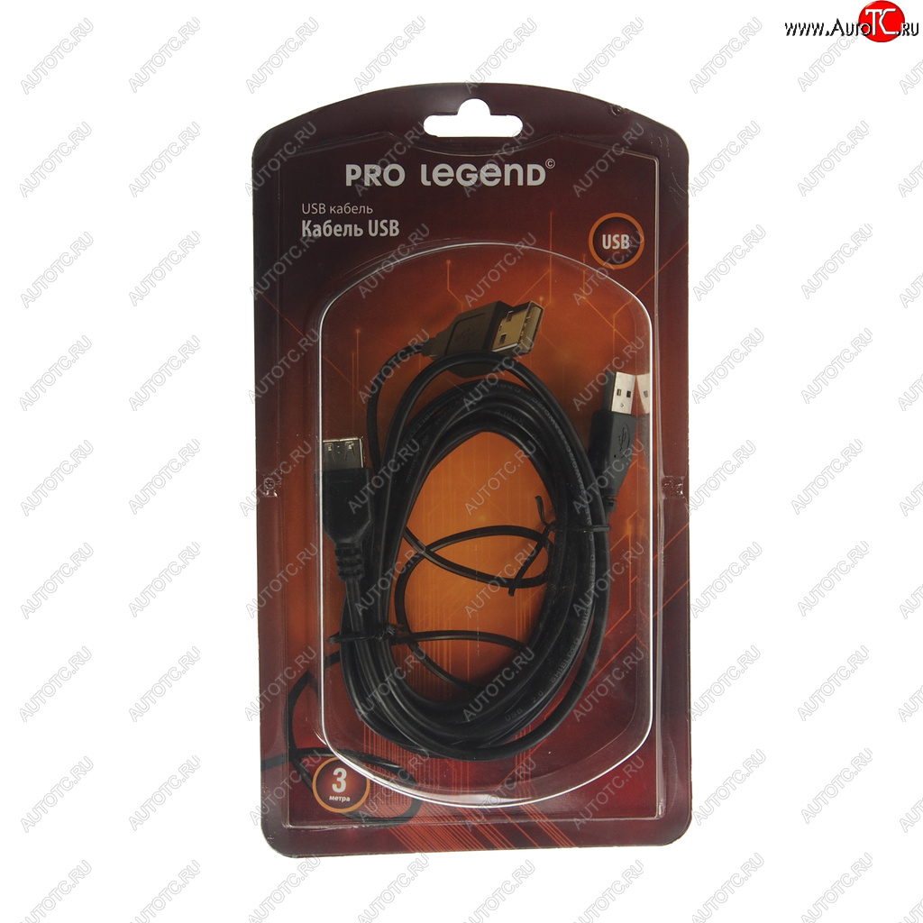 259 р. Кабель USB 3м удлинитель PRO LEGEND PRO LEGEND pl1301  с доставкой в г. Кемерово