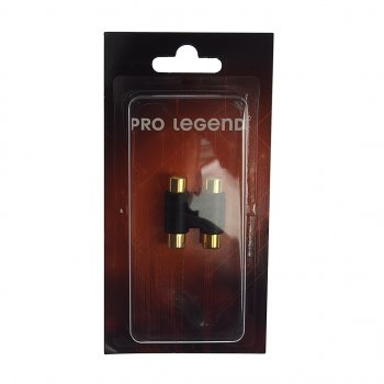 115 р. Переходник 2RCA (гнездо)- 2RCA (гнездо) PRO LEGEND PRO LEGEND pl2285  с доставкой в г. Кемерово. Увеличить фотографию 1