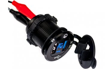 1 199 р. Розетка автомобильная встраиваемая 12V-24V 2USB вольтметр QC3.0 PRO LEGEND PRO LEGEND pl9373 PRO LEGEND pl9373  с доставкой в г. Кемерово. Увеличить фотографию 2