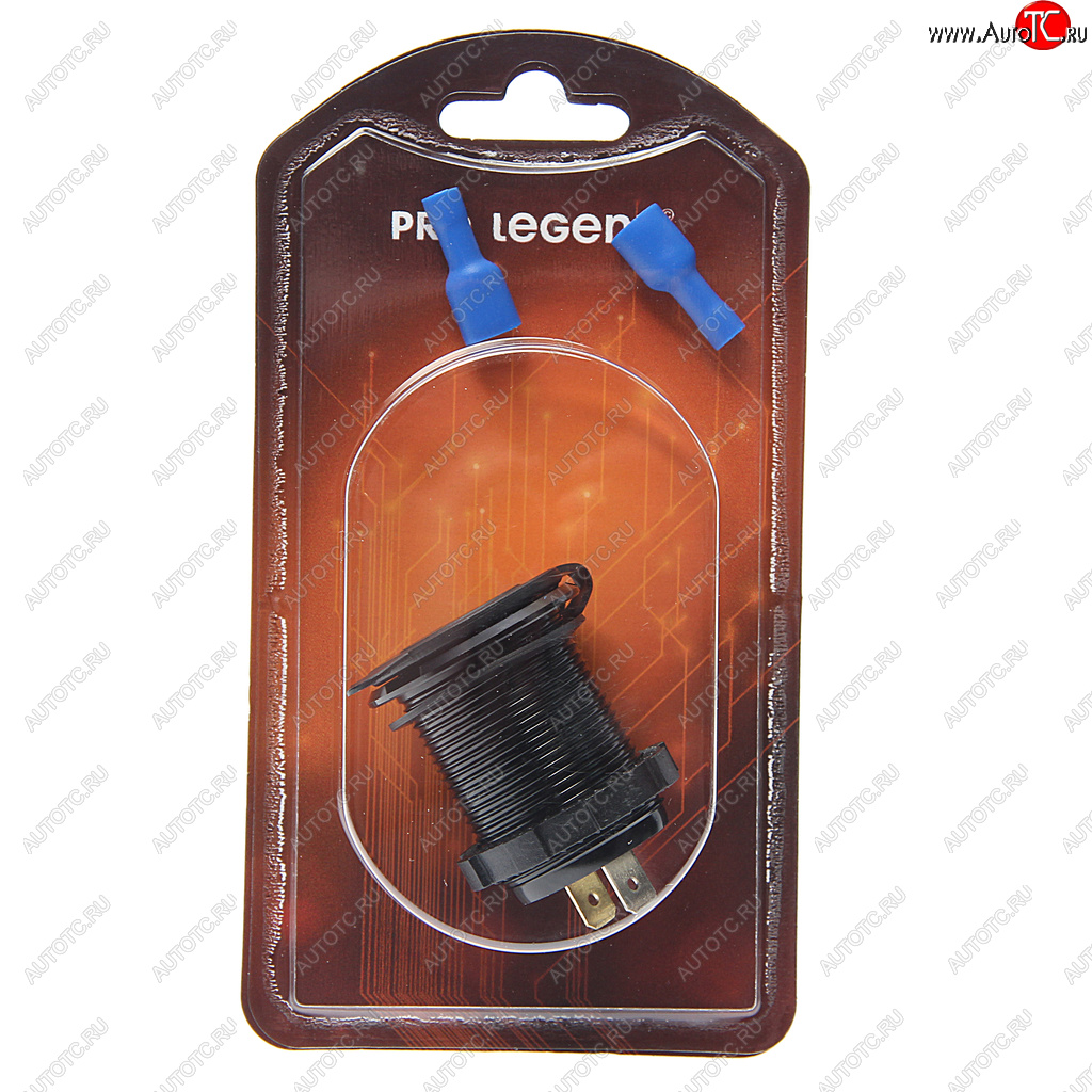 1 149 р. Розетка автомобильная встраиваемая 12V-24V 3USB QC3.0 PRO LEGEND PRO LEGEND pl9374  с доставкой в г. Кемерово