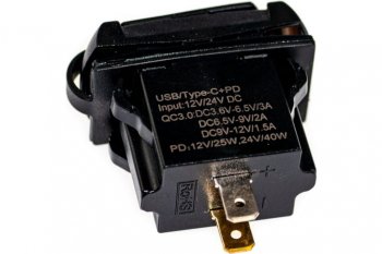 1 259 р. Розетка автомобильная встраиваемая 12V-24V вольтметр QC3.0 PRO LEGEND PRO LEGEND pl9375  с доставкой в г. Кемерово. Увеличить фотографию 1