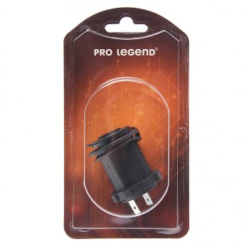 389 р. Гнездо прикуривателя 12V-24V красная подсветка PRO LEGEND PRO LEGEND pl9378  с доставкой в г. Кемерово. Увеличить фотографию 1