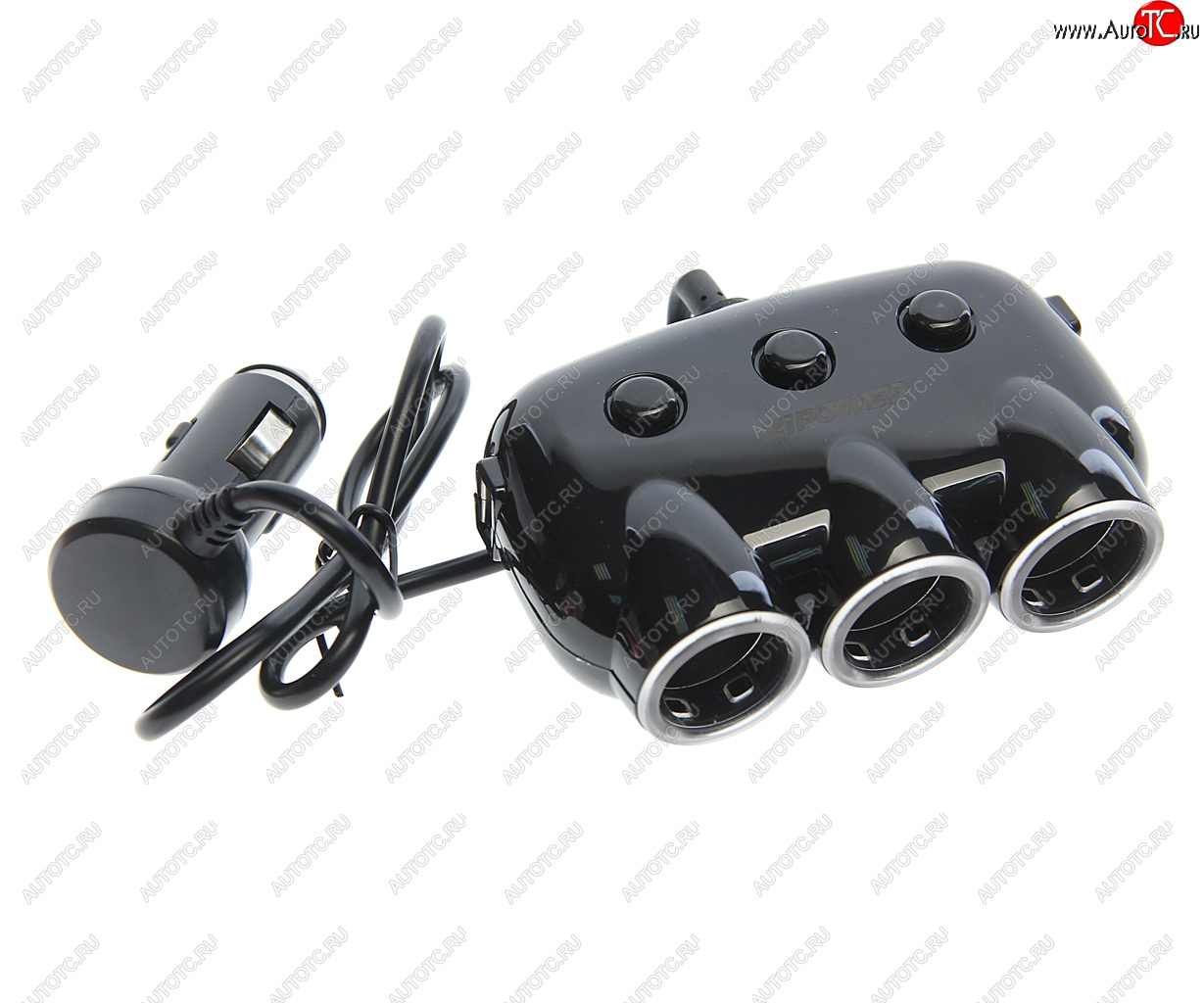919 р. Разветвитель прикуривателя 3-х гнездовой 12-24V 2USB ZIPOWER ZIPOWER pm6653  с доставкой в г. Кемерово