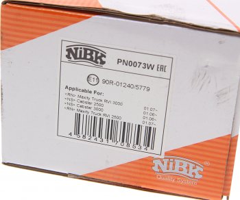 4 899 р. Колодки тормозные NISSAN Cabstar (06-) задние с датчиком (4шт.) NIBK NIBK pn0073w NIBK pn0073w  с доставкой в г. Кемерово. Увеличить фотографию 3
