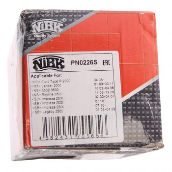 7 749 р. Колодки тормозные MITSUBISHI Lancer Evolution SUBARU Impreza WRX задние (4шт.) NIBK NIBK pn0226s  с доставкой в г. Кемерово. Увеличить фотографию 4