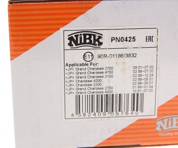2 899 р. Колодки тормозные JEEP Grand Cherokee (88-05) задние (4шт.) NIBK NIBK pn0425  с доставкой в г. Кемерово. Увеличить фотографию 4