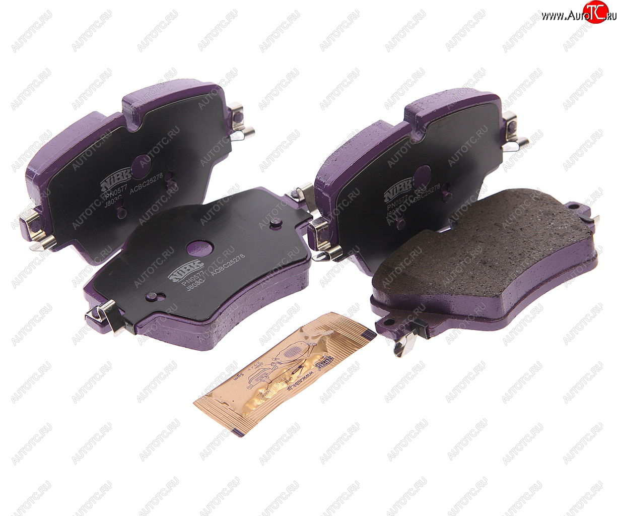 6 799 р. Колодки тормозные BMW 2 (F45,F46) передние (4шт.) NIBK NIBK pn0577  с доставкой в г. Кемерово