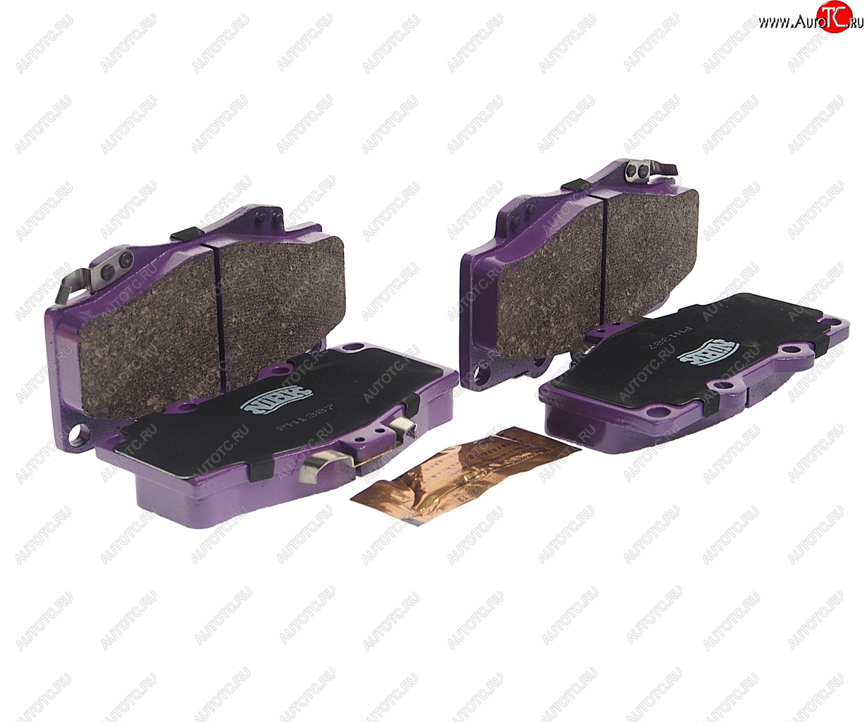 2 899 р. Колодки тормозные TOYOTA Land Cruiser (84-) передние (4шт.) NIBK NIBK pn1387 NIBK pn1387  с доставкой в г. Кемерово