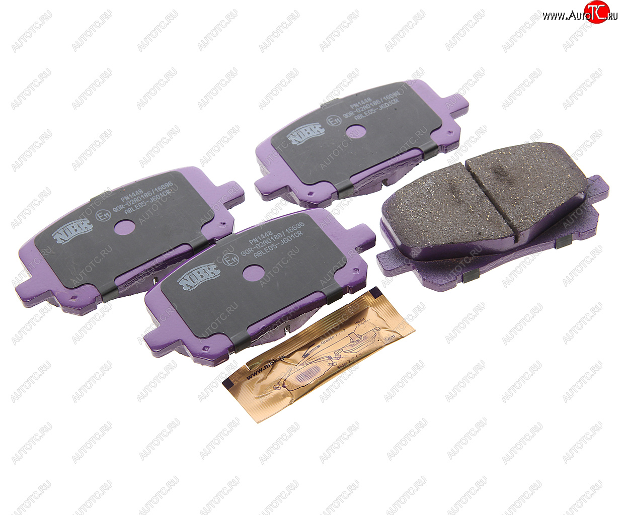 2 689 р. Колодки тормозные TOYOTA Camry (V20) LEXUS передние (4шт.) NIBK NIBK pn1448 NIBK pn1448  с доставкой в г. Кемерово