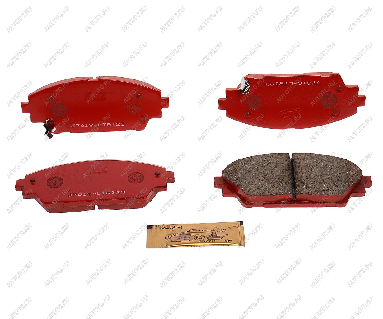 6 749 р. Колодки тормозные MAZDA 3 (13) передние (Sport) (4шт.) NIBK NIBK pn25005s  с доставкой в г. Кемерово