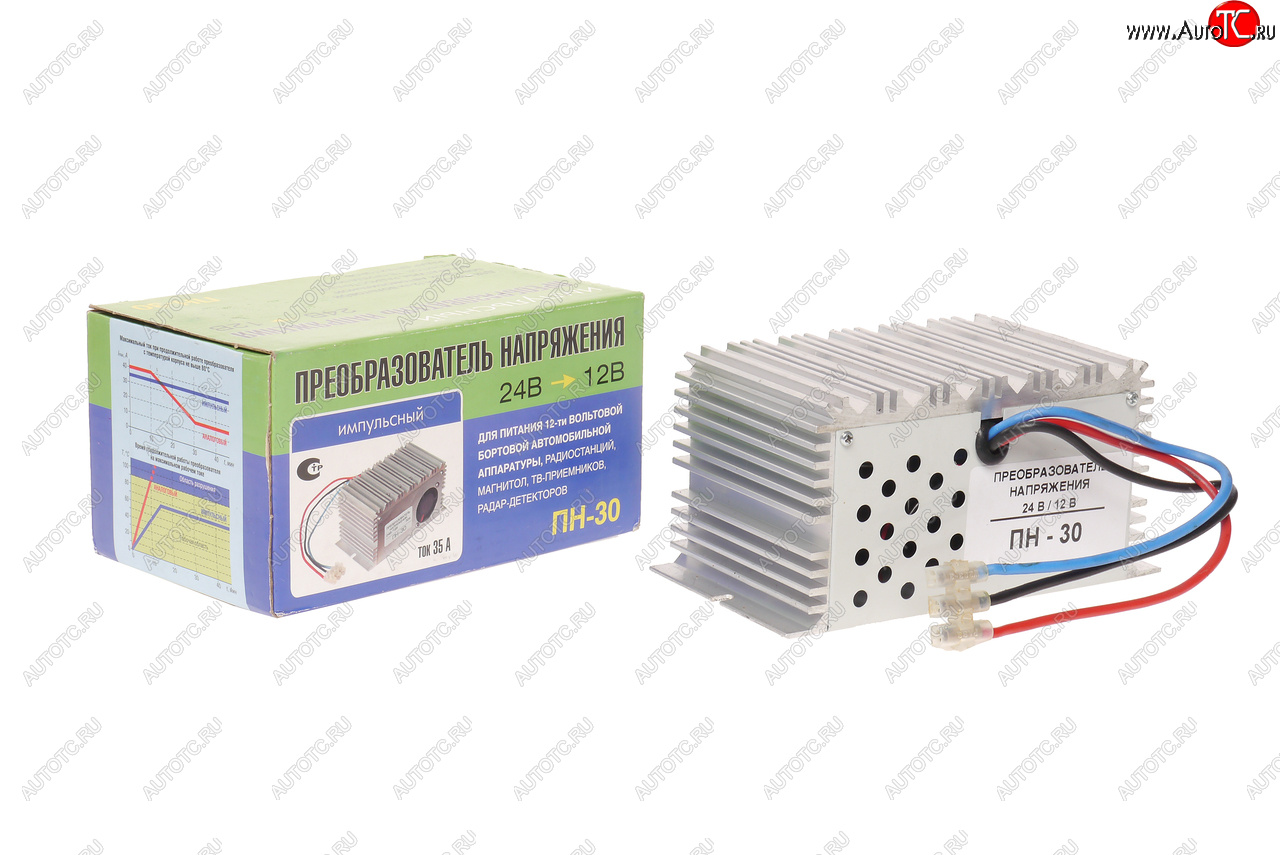 4 299 р. Преобразователь напряжения (инвертор) 24-12V 35А ВЫМПЕЛ ОРИОН пн-30  с доставкой в г. Кемерово