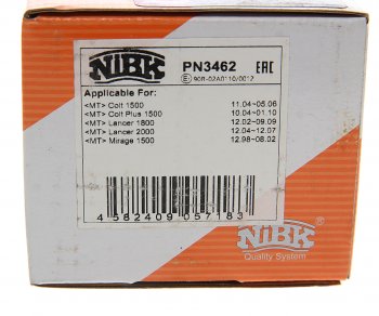 2 199 р. Колодки тормозные MITSUBISHI Lancer (95-) передние (4шт.) NIBK NIBK pn3462 NIBK pn3462  с доставкой в г. Кемерово. Увеличить фотографию 4
