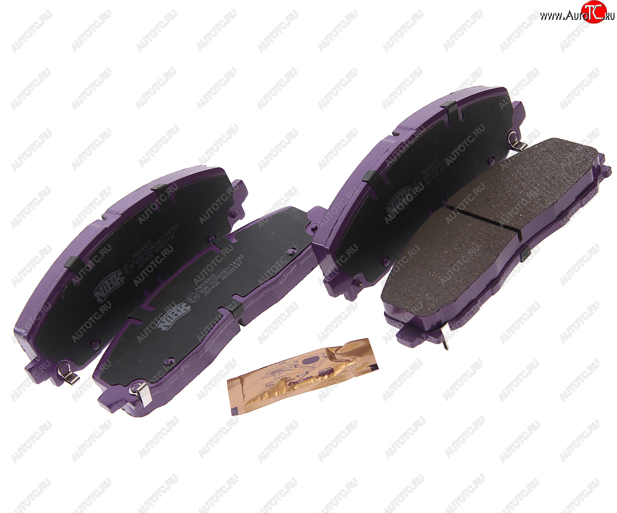7 249 р. Колодки тормозные CHRYSLER Voyager (11-) передние (4шт.) NIBK NIBK pn53003 NIBK pn53003  с доставкой в г. Кемерово
