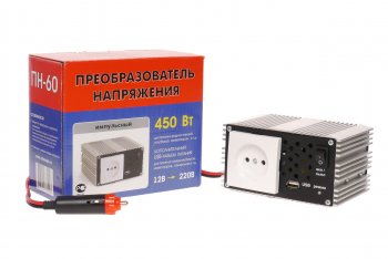 5 499 р. Преобразователь напряжения (инвертор) 12-220V 450Вт ВЫМПЕЛ ОРИОН пн-60  с доставкой в г. Кемерово. Увеличить фотографию 1