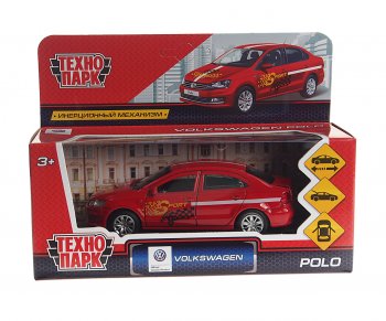 799 р. Модель автомобиля VW Polo металлическая ТЕХНОПАРК ТЕХНОПАРК polo-s  с доставкой в г. Кемерово. Увеличить фотографию 1