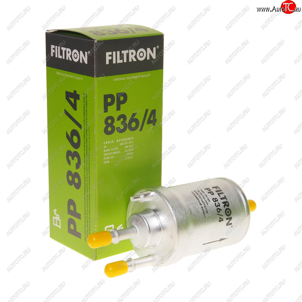 1 699 р. Фильтр топливный VW AUDI SEAT SKODA (04-) (1.21.41.6) с регулятором (4 BAR) FILTRON FILTRON pp8364  с доставкой в г. Кемерово