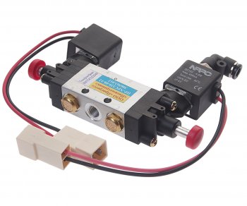 7 399 р. Клапан ПАЗ-3205 механизма открывания двери НО 12V (пневмораспределитель,аналог ЭПК-50-07) NO NAME пр-12кк  с доставкой в г. Кемерово. Увеличить фотографию 2