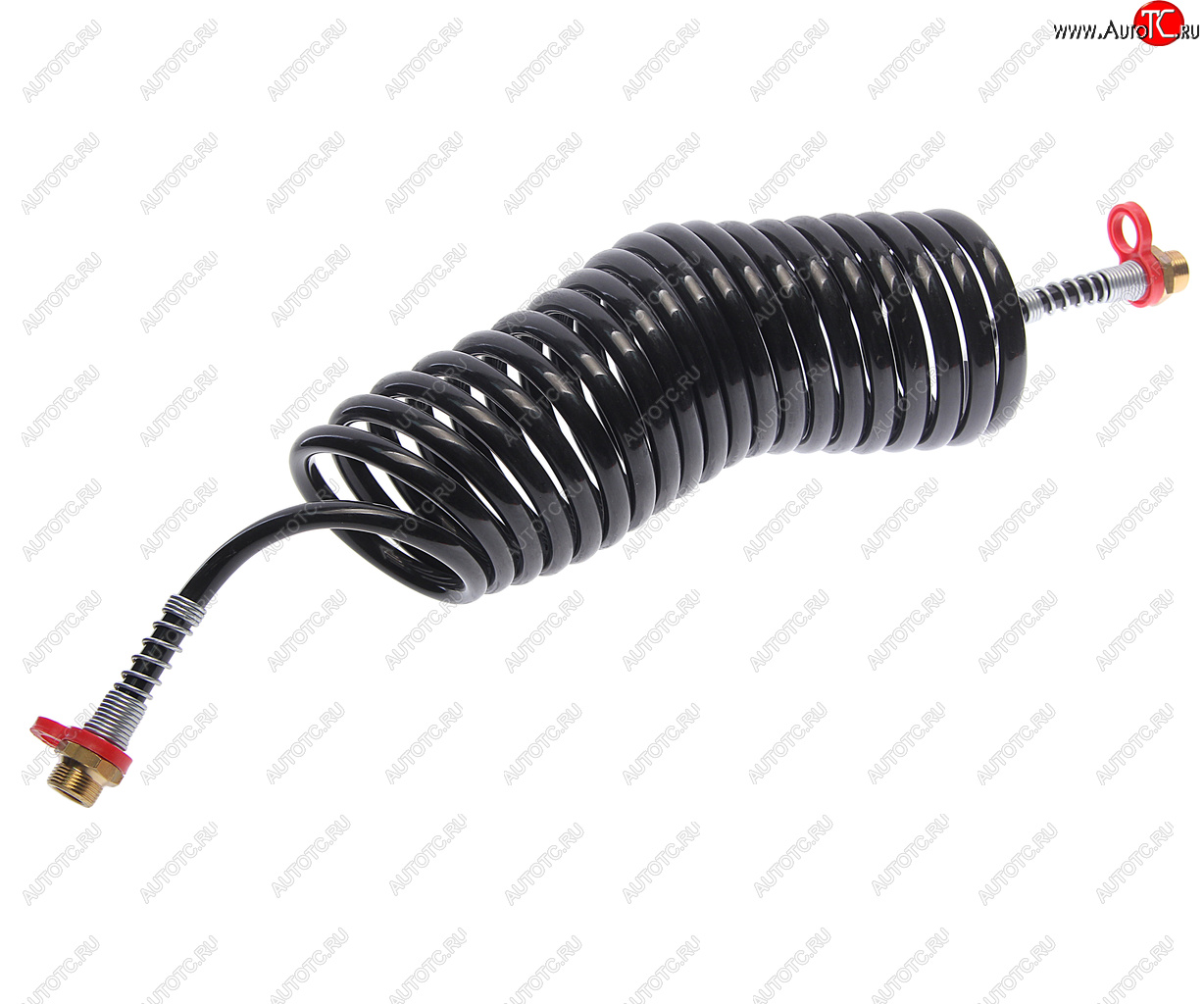 2 279 р. Шланг пневматический витой М22 L=4.0м (красный) PROVIA PROVIA pro7110580  с доставкой в г. Кемерово