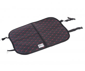 619 р. Накидка защитная на спинку сиденья экокожа черно-красная BREVON BREVON protection bkrd BREVON protection bkrd  с доставкой в г. Кемерово. Увеличить фотографию 2