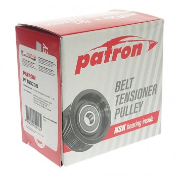1 039 р. Ролик приводного ремня MERCEDES C (W202,W203),E (W211,S210,S211),Vito натяжителя PATRON PATRON pt38020b  с доставкой в г. Кемерово. Увеличить фотографию 2