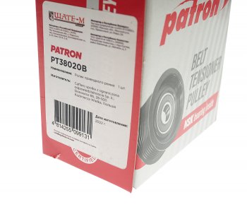 1 039 р. Ролик приводного ремня MERCEDES C (W202,W203),E (W211,S210,S211),Vito натяжителя PATRON PATRON pt38020b  с доставкой в г. Кемерово. Увеличить фотографию 3