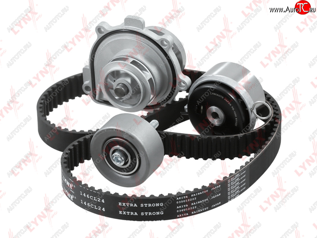 11 449 р. Комплект ГРМ CHEVROLET Aveo (11-) (1.6),Cruze (1.8) OPEL (04-) с насосом водяным LYNX LYNX pw1238  с доставкой в г. Кемерово
