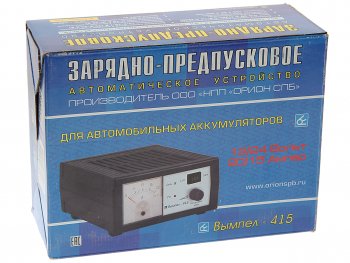 5 999 р. Устройство зарядное 12-24V 20A 200Ач 220V (автомат) ОРИОН ОРИОН pw-415  с доставкой в г. Кемерово. Увеличить фотографию 4