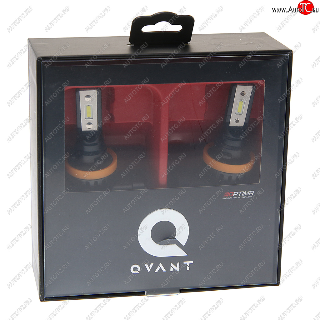 4 199 р. Лампа светодиодная 1224V H11 PGJ19-2 5100K (2шт.) OPTIMA OPTIMA q-h11  с доставкой в г. Кемерово