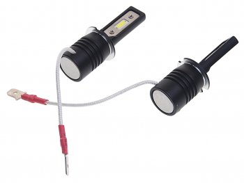 4 199 р. Лампа светодиодная 1224V H3 РK22s 5100K (2шт.) OPTIMA OPTIMA q-h3  с доставкой в г. Кемерово. Увеличить фотографию 2