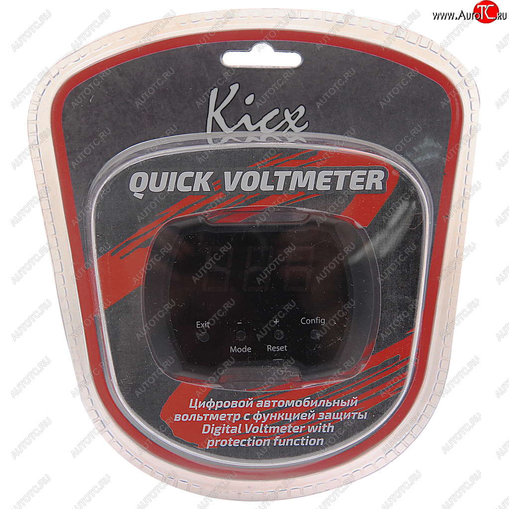 1 899 р. Вольтметр KICX KICX quick voltmeter  с доставкой в г. Кемерово
