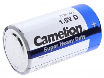 143 р. Батарейка D R20 1.5V блистер 2шт. (цена за 1шт.) Saline CAMELION CAMELION r20p-bp2b  с доставкой в г. Кемерово. Увеличить фотографию 1