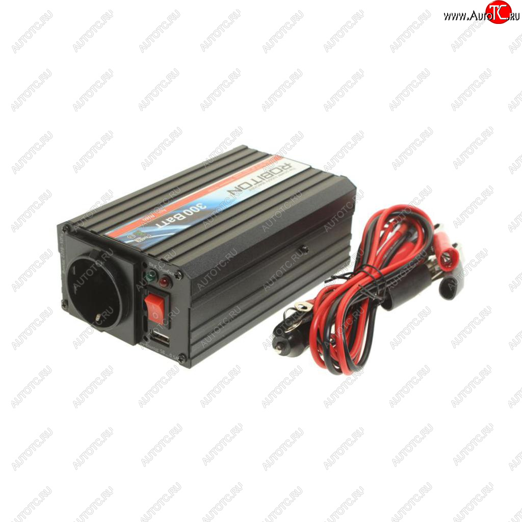 5 449 р. Преобразователь напряжения (инвертор) 12-220V 300Вт ROBITON ROBITON r300  с доставкой в г. Кемерово