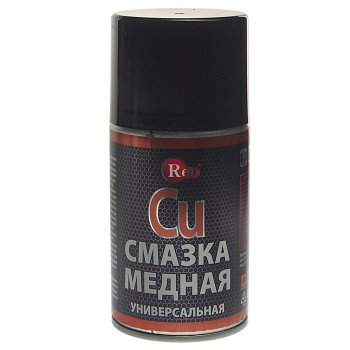319 р. Смазка медная высокотемпературная 335мл аэрозоль RED RED r3214  с доставкой в г. Кемерово. Увеличить фотографию 1