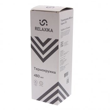 1 149 р. Термокружка 480мл непроливайка белая RELAXIKA RELAXIKA r701.480.4l1  с доставкой в г. Кемерово. Увеличить фотографию 2