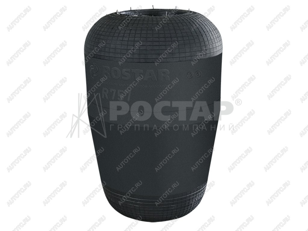 2 999 р. Пневморессора MERCEDES (чулок) (385х265мм,отв. 130.8х130.8мм) ROSTAR ROSTAR r757  с доставкой в г. Кемерово