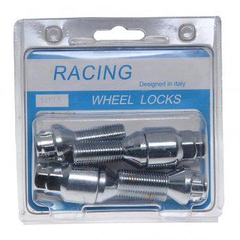599 р. Болт колеса М14х1.5х28 секретки конус 4шт. 2 ключа 1719мм RACING RACING r-c2  с доставкой в г. Кемерово. Увеличить фотографию 1