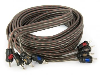 1 099 р. Кабель RCA 4х4 5м AURA AURA rca-0450  с доставкой в г. Кемерово. Увеличить фотографию 2