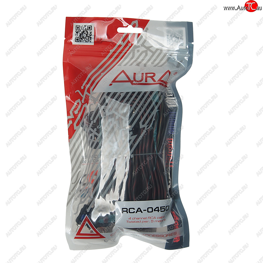 1 099 р. Кабель RCA 4х4 5м AURA AURA rca-0450  с доставкой в г. Кемерово
